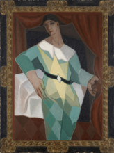 Harlequin, 1925. Creator: Gris, Juan (1887-1927).