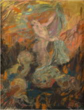 Loïe Fuller, c1892-1895. Creator: Groux, Henry de (1856-1930).