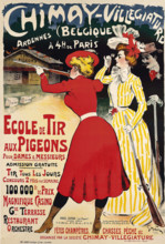 Chimay-Villégiature, Ardennes (Belgique). Ecole de tir aux pigeons, 1900. Creator: Grün, Jules-Alexandre (1868-1938).