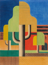 Trees, 1931. Creator: Hoerle, Heinrich (1895-1936).