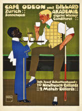 Café Odeon, 1908. Creator: Hohlwein, Ludwig (1874-1949).