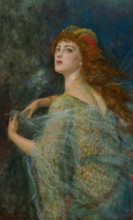 The Enchantress. Creator: Hughes, Arthur (1832-1915).