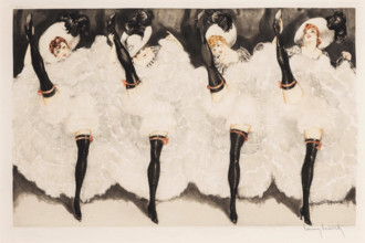 Can-Can, 1933. Creator: Icart, Louis Justin Laurent (1888-1950).