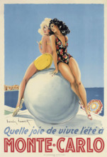 Monte-Carlo, c1948. Creator: Icart, Louis Justin Laurent (1888-1950).