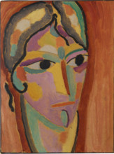 Mystical Head: Despite, c1918. Creator: Javlensky, Alexei, von (1864-1941).