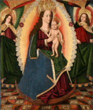 The Virgin of the Rosary, 1475-1499. Creator: Jiménez (Ximénez), Miguel (active 1462-1505).