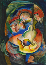 Masks, c1922. Creator: Kádár, Béla (1877-1956).