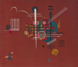Dull Red, 1927. Creator: Kandinsky, Wassily Vasilyevich (1866-1944).