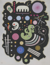 Noir bigarré, 1935. Creator: Kandinsky, Wassily Vasilyevich (1866-1944).