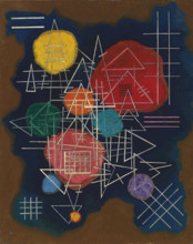 Verschleiertes Glühen (Veiled Glow), 1928. Creator: Kandinsky, Wassily Vasilyevich (1866-1944).