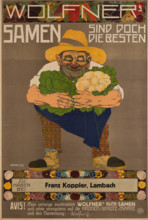 Wolfner's seeds are the best, c1900. Creator: Karpellus, Adolf (1869-1919).