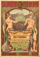 Chemins de fer du Midi. Les Pyrénées, c1900. Creator: Kauffmann, Paul Adolphe (1849-1940).