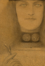 Le collier de médailles, 1899. Creator: Khnopff, Fernand (1858-1921).