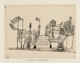 Heimgartenanlage (Home Garden Plot), 1921. Creator: Klee, Paul (1879-1940).