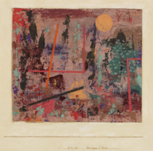 Baubegin(n) im Garten (Beginning of Construction in the Garden), 1929. Creator: Klee, Paul (1879-1940).