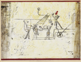 Schlussbild einer Tragikomödie (Final Scene of a Tragicomedy), 1923. Creator: Klee, Paul (1879-1940).
