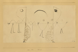 Brüder (Brothers), 1931. Creator: Klee, Paul (1879-1940).