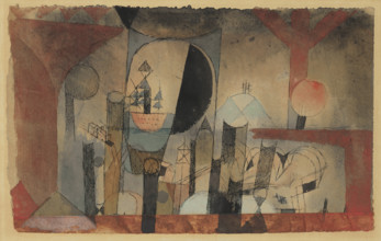 Untitled (The Man of the Journey), 1918. Creator: Klee, Paul (1879-1940).