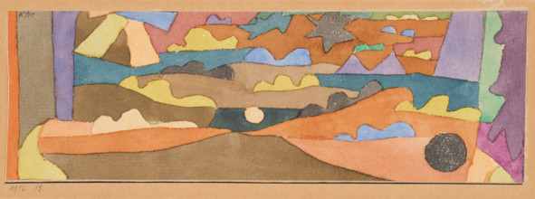 Watercolor, miniature, 1916. Creator: Klee, Paul (1879-1940).