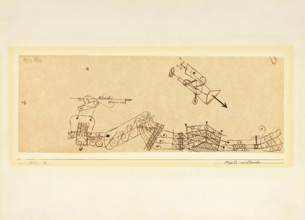 Attack and Defense, 1922. Creator: Klee, Paul (1879-1940).