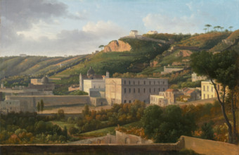 View of the Villa Lucia on the Vomero Hill, Naples, 1823-1825. Creator: Klenze, Leo, von (1784-1864).