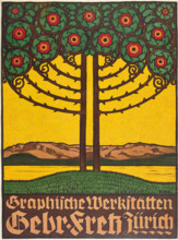 Grafische Werkstätten Gebrüder Fretz Zürich, 1913. Creator: Koch, Walther (1875-1915).