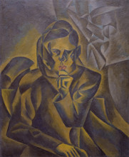Portrait of Jan Zrzavý, 1912. Creator: Kubista, Bohumil (1884-1918).