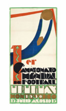 The 1930 FIFA World Cup, Uruguay, 1930. Creator: Laborde, Guillermo (1886-1940).