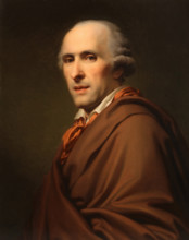 Portrait of the sculptor Antonio Canova (1757-1822), 1806. Creator: Lampi, Johann-Baptist von, the Elder (1751-1830).