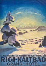 Rigi-Kaltbad Grand-Hotel, 1924. Creator: Landolt, Otto (1889-1951).