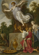 The Sacrifice of Manoah, 1624. Creator: Lastman, Pieter Pietersz. (1583-1633).
