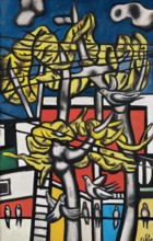 Birds in the trees, 1953. Creator: Léger, Fernand (1881-1955).