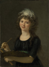 Self-portrait. Creator: Lemoine, Marie-Victoire (1754-1820).
