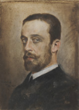 Portrait of Count Alexis Scherbatoff, 1885. Creator: Lenbach, Franz, von (1836-1904).