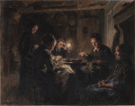 The Seamstresses, 1885-1887. Creator: Lhermitte, Léon (1844-1925).