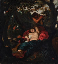 Nymph and Shepherd, c1615-1620. Creator: Liss, Johann (1597-1631).