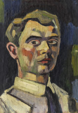 Self-portrait, 1929. Creator: Macke, Helmuth (1891-1936).