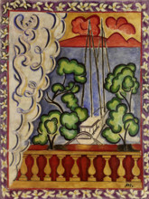Papeete - Tahiti (Window in Tahiti), 1935. Creator: Matisse, Henri (1869-1954).