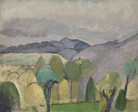 Grand paysage aux arbres, 1918. Creator: Matisse, Henri (1869-1954).