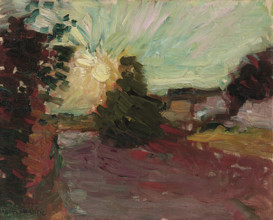 Coucher de soleil en Corse, 1898. Creator: Matisse, Henri (1869-1954).