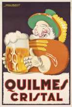 Quilmes Cristal Bier, 1930. Creator: Mauzan, Luciano Achille (1883-1952).