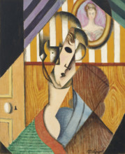Head of a young girl, c1914. Creator: Metzinger, Jean (1883-1956).