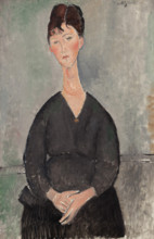 Café Singer, 1917. Creator: Modigliani, Amedeo (1884-1920).