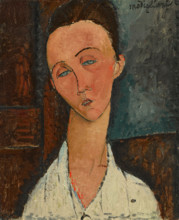 Portrait of Lunia Czechowska, c1917-1918. Creator: Modigliani, Amedeo (1884-1920).