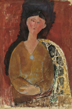 Beatrice Hastings assise, 1915. Creator: Modigliani, Amedeo (1884-1920).