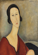 Madame Hanka Zborowska, 1917. Creator: Modigliani, Amedeo (1884-1920).