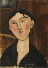 Portrait of Beatrice Hastings, c1915. Creator: Modigliani, Amedeo (1884-1920).