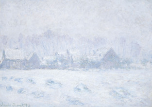 Effet de neige à Giverny (Effect of Snow in Giverny), 1893. Creator: Monet, Claude (1840-1926).