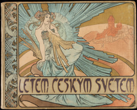 Cover "Letem ceskym svetem", 1898. Creator: Mucha, Alfons Marie (1860-1939).