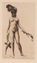 Laurel and Fool's Cap, 1916. Creator: Müller, Richard (1874-1954).